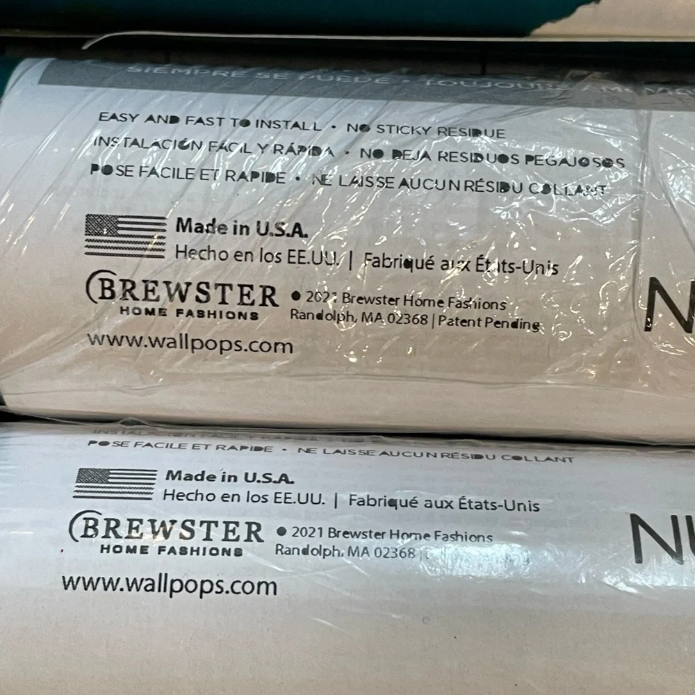 NUwallpaper NUS4001 Sun Peel And Stick Wallpaper Lot Of 3 Rolls